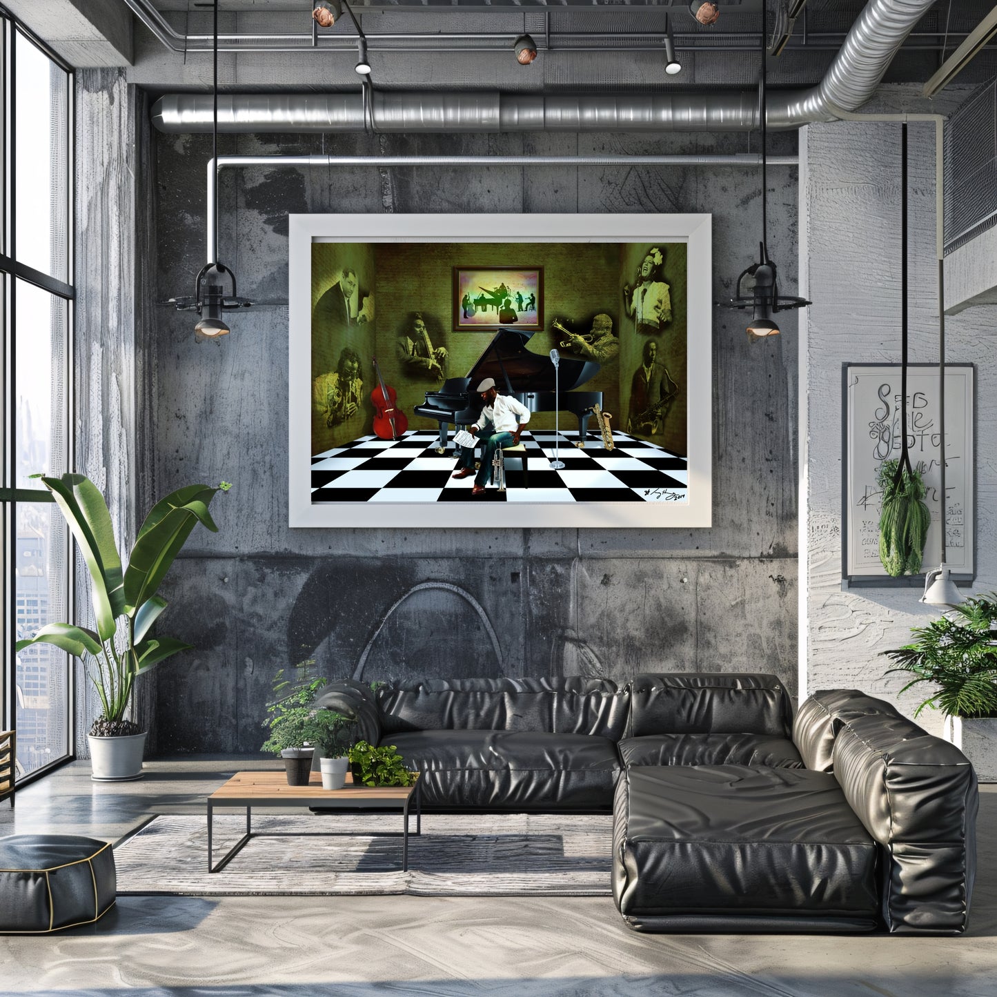 Prior To The Jam Session- giclee prints