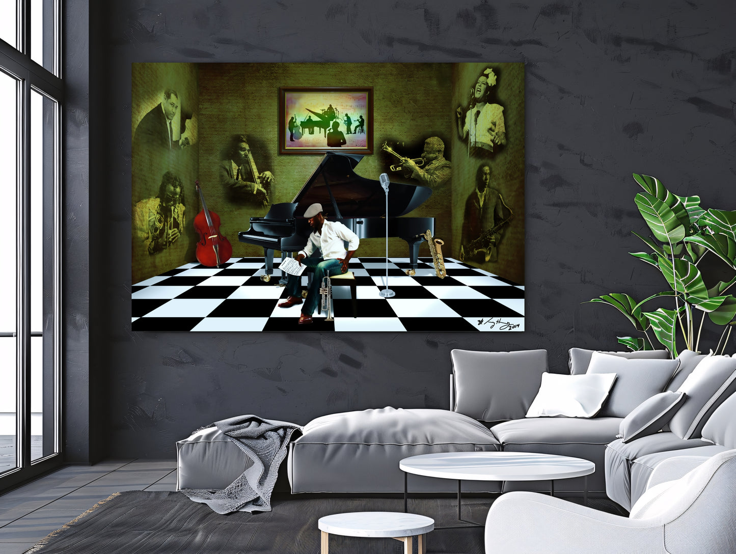 Prior To The Jam Session- giclee prints