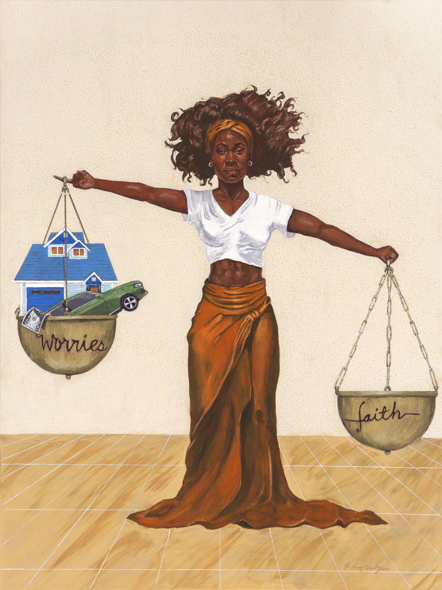 Don't let your Worries outweigh your Faith - Female